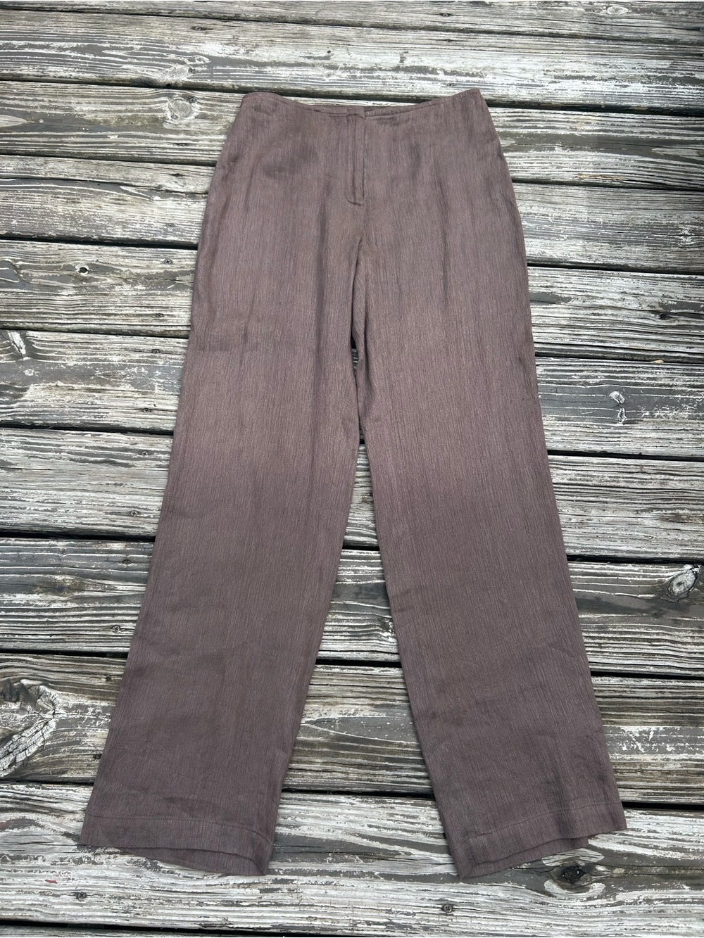 Eileen Fisher Linen Cotton Italian Fabric Pants - XS